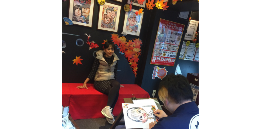 Japanese hand drawing